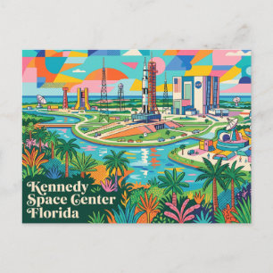 Kennedy Space Center Florida Postcard