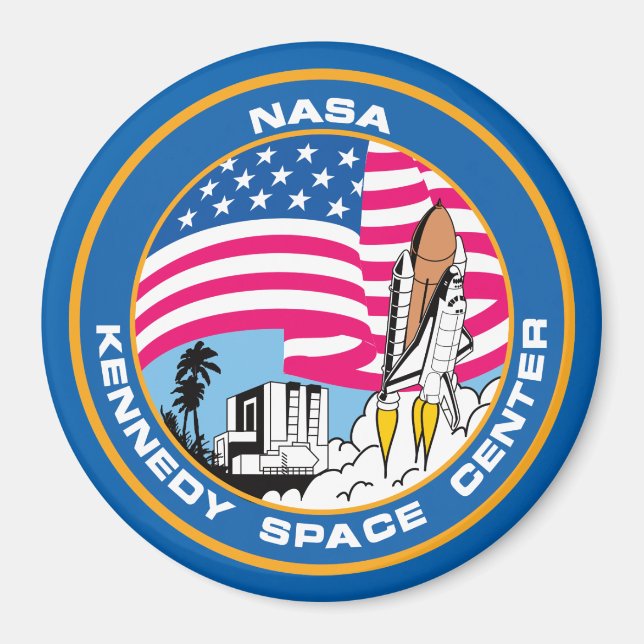 Kennedy Space Center for the Nerd Geeks Magnet (Front)