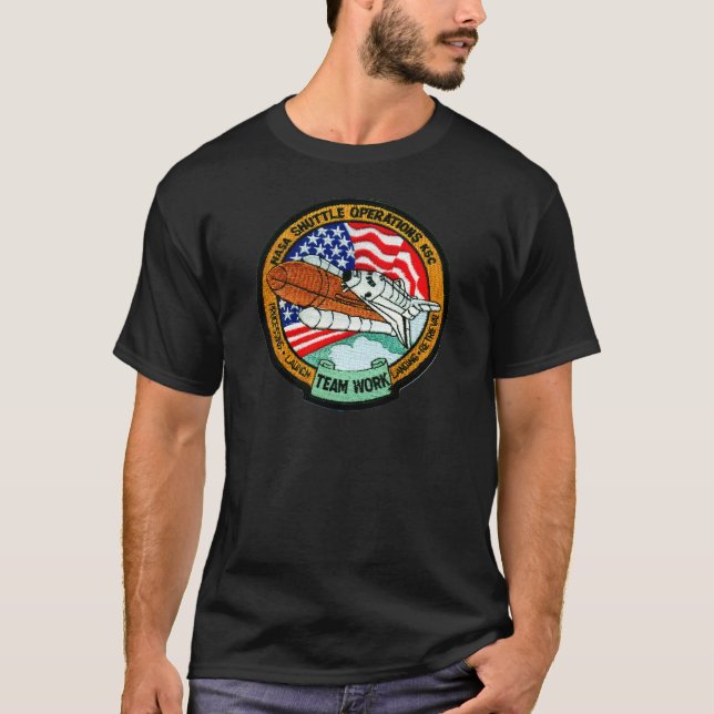 Kennedy Space CenterShuttle Operations T-Shirt (Front)