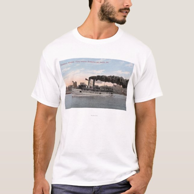 Kennedy Steamboat Leaving for Bremerton T-Shirt (Front)