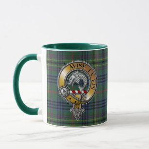 Kennedy Tartan & Badge Mug