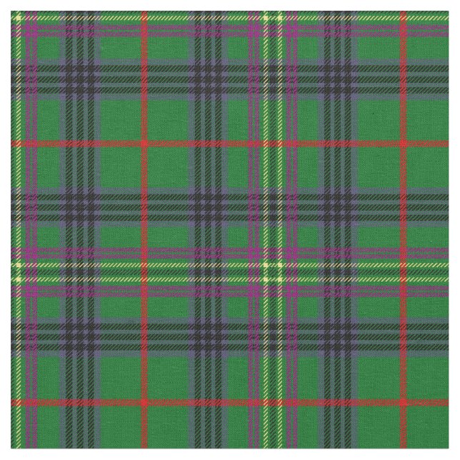 Kennedy Tartan Print Fabric (Close Up)