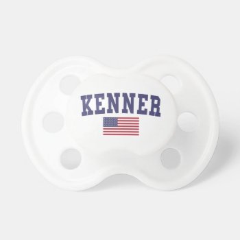 Kenner Us Flag Pacifier by republicofcities at Zazzle