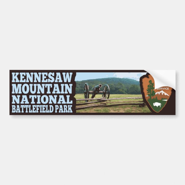 Kennesaw Mountain National Battlefield Park Bumper Sticker (Front)