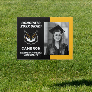 Kennesaw Owl | Congrats Grad Sign