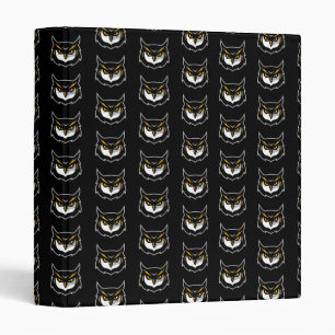 Kennesaw Owl Logo 3 Ring Binder