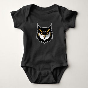 Kennesaw Owl Logo Baby Bodysuit