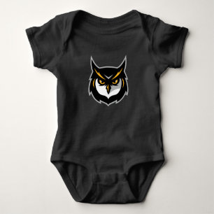 Kennesaw Owl Logo Baby Bodysuit