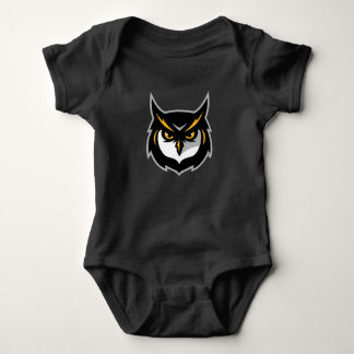 Kennesaw Owl Logo Baby Bodysuit