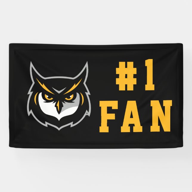 Kennesaw Owl Logo Banner (Horizontal)