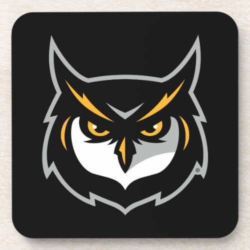 Kennesaw Owl Logo Beverage Coaster