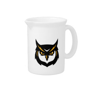 Kennesaw Owl Logo Beverage Pitcher