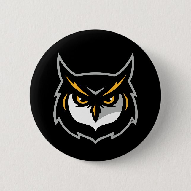 Kennesaw Owl Logo Button (Front)