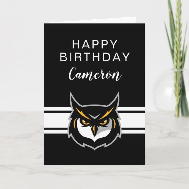 Kennesaw Owl Logo Card (Front)