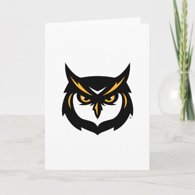 Kennesaw Owl Logo Card (Front)