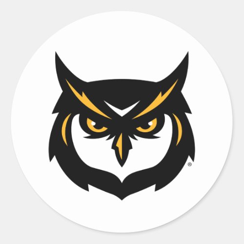 Kennesaw Owl Logo Classic Round Sticker