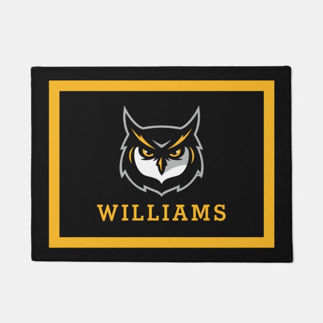 Kennesaw Owl Logo Doormat (Front)
