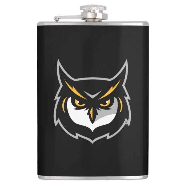 Kennesaw Owl Logo Flask (Front)