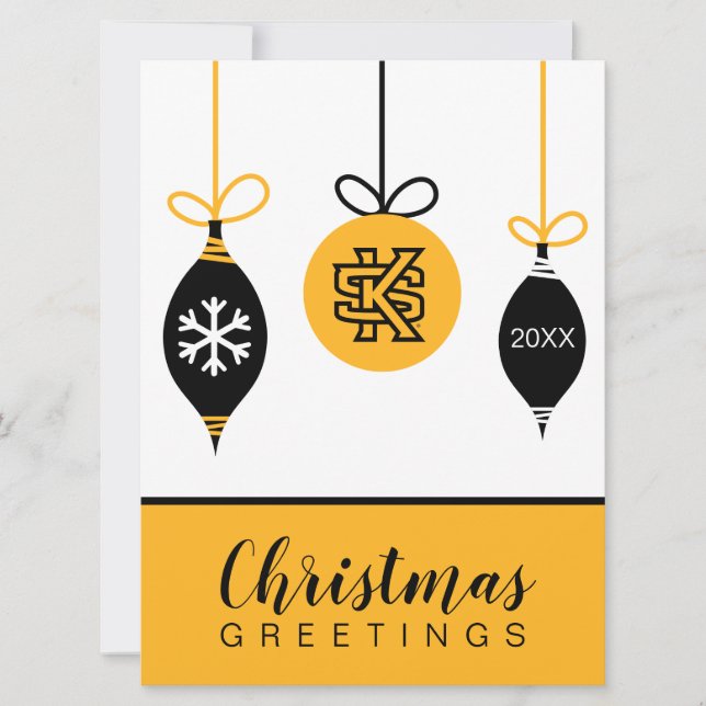 Kennesaw Owl Logo Holiday Card (Front)