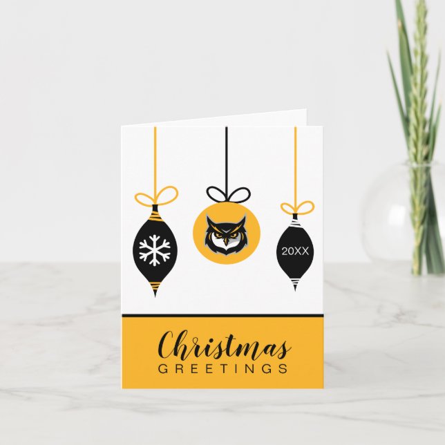 Kennesaw Owl Logo Holiday Card (Front)