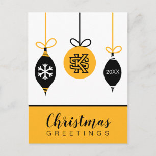 Kennesaw Owl Logo Holiday Postcard