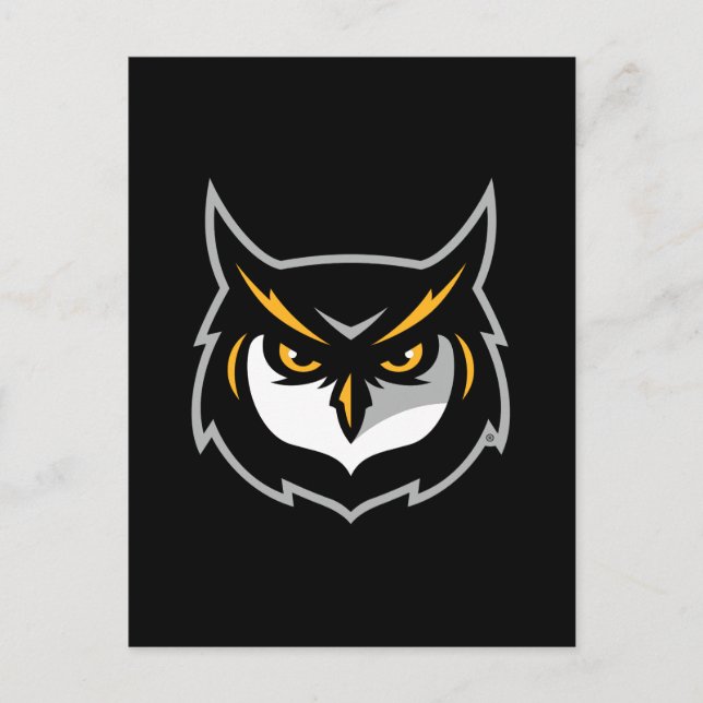 Kennesaw Owl Logo Invitation Postcard (Front)