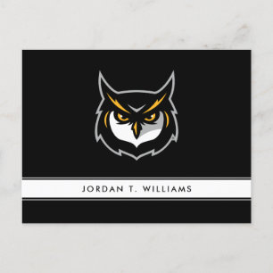 Kennesaw Owl Logo Invitation Postcard