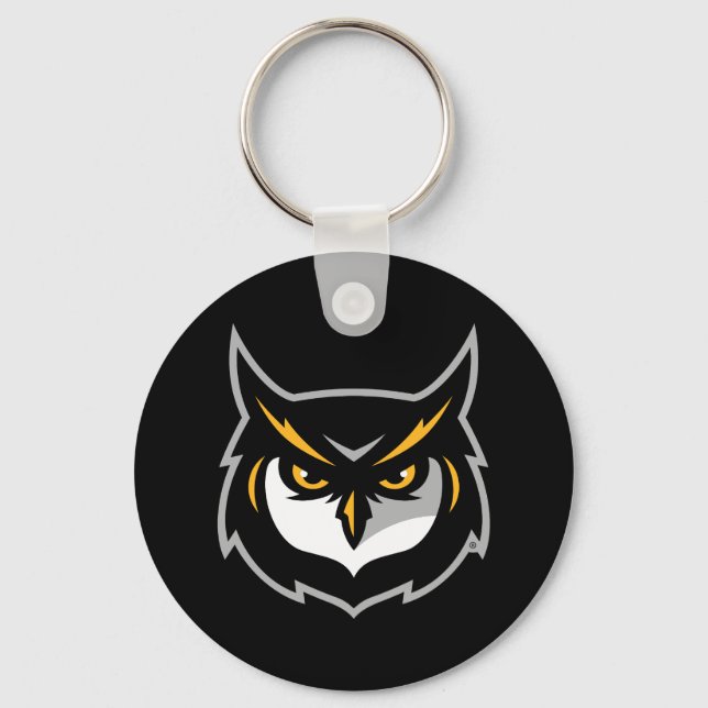 Kennesaw Owl Logo Keychain (Front)