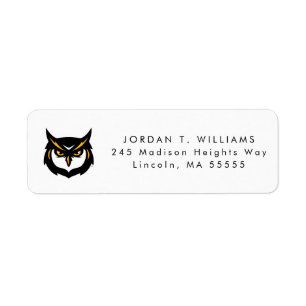 Kennesaw Owl Logo Label
