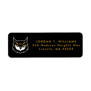 Kennesaw Owl Logo Label