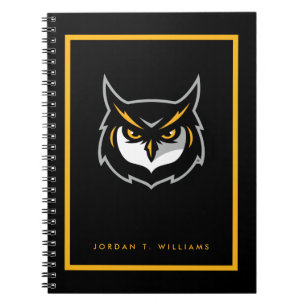 Kennesaw Owl Logo Notebook