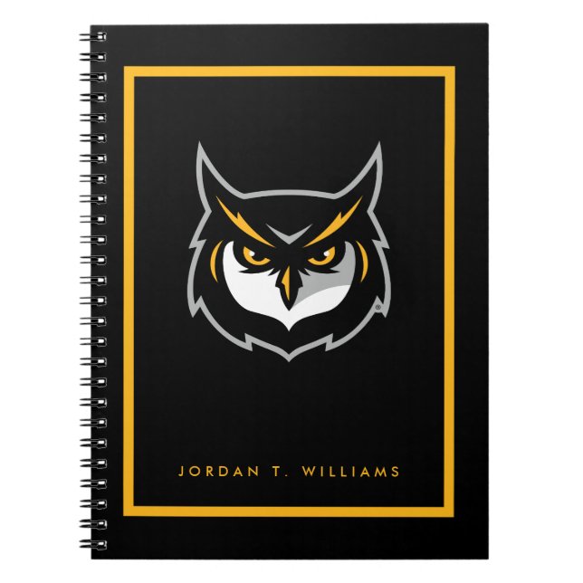 Kennesaw Owl Logo Notebook (Front)