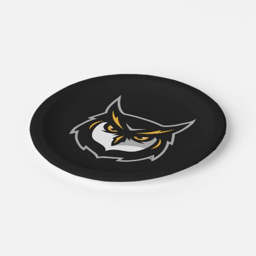 Kennesaw Owl Logo Paper Plates
