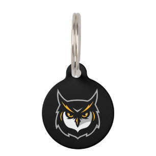 Kennesaw Owl Logo Pet ID Tag
