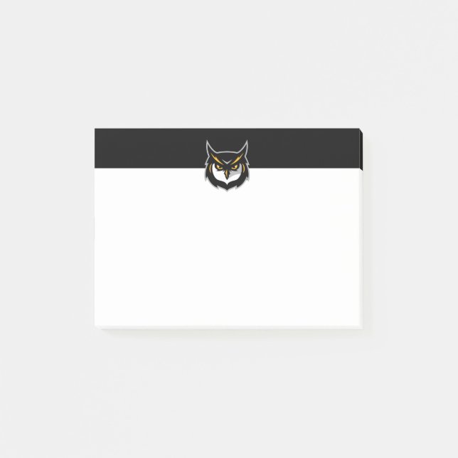 Kennesaw Owl Logo Post-it Notes (Front)