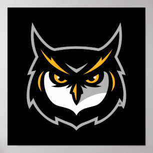 Kennesaw Owl Logo Poster