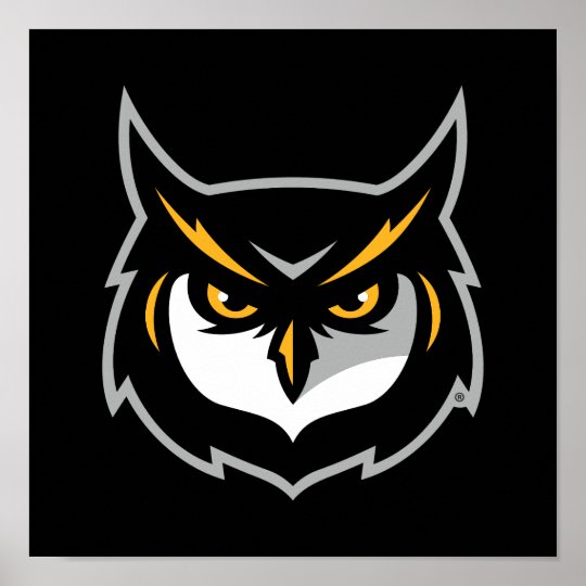 Kennesaw Owl Logo Poster | Zazzle.com