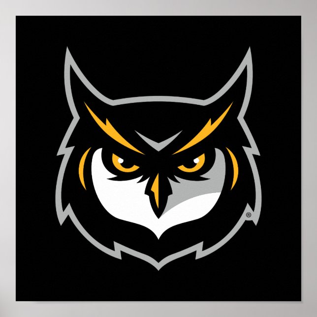 Kennesaw Owl Logo Poster (Front)