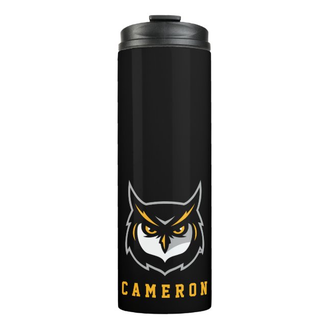 Kennesaw Owl Logo Thermal Tumbler (Front)