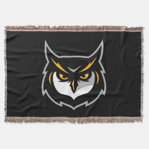 Kennesaw Owl Logo Throw Blanket