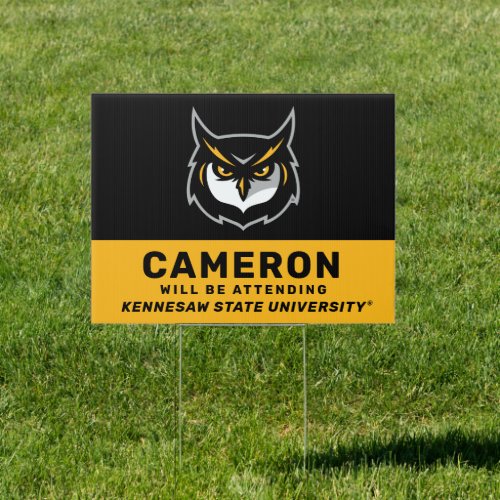 Kennesaw Owl  Will Be Attending Sign