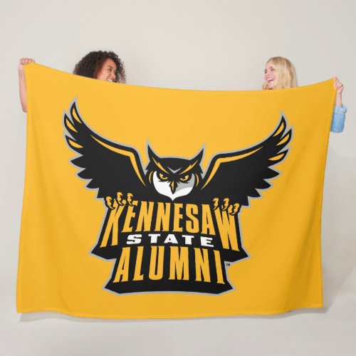 Kennesaw State Alumni Fleece Blanket