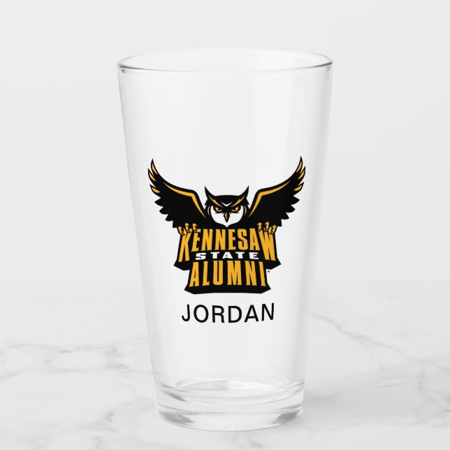 Kennesaw State Alumni Glass (Front)