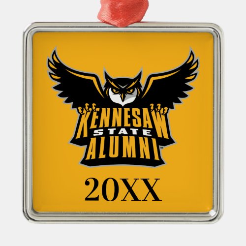 Kennesaw State Alumni Metal Ornament