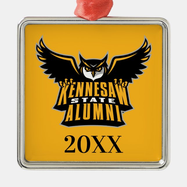 Kennesaw State Alumni Metal Ornament (Front)