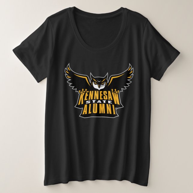 Kennesaw State Alumni Plus Size T-Shirt (Design Front)