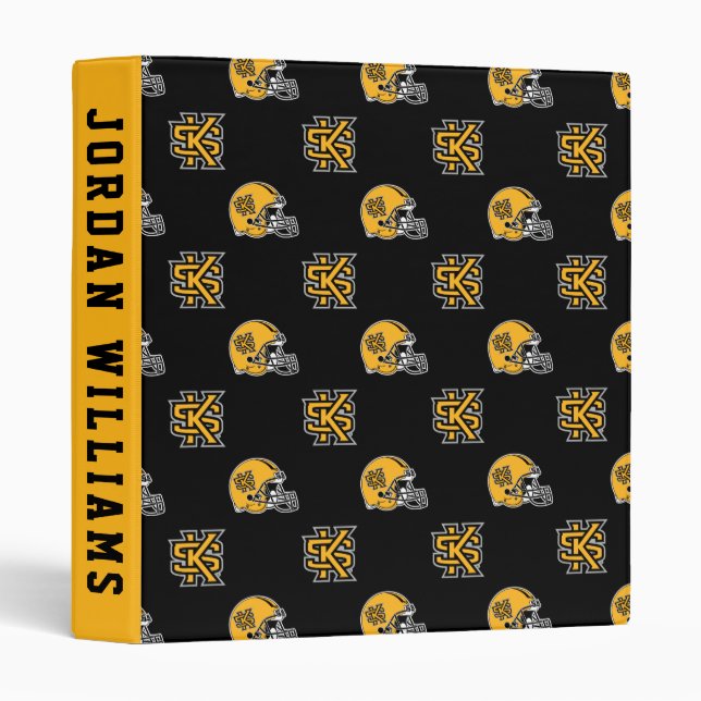 Kennesaw State Helmet Mark 3 Ring Binder (Front/Spine)