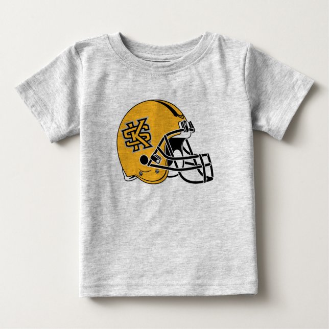 Kennesaw State Helmet Mark Baby T-Shirt (Front)