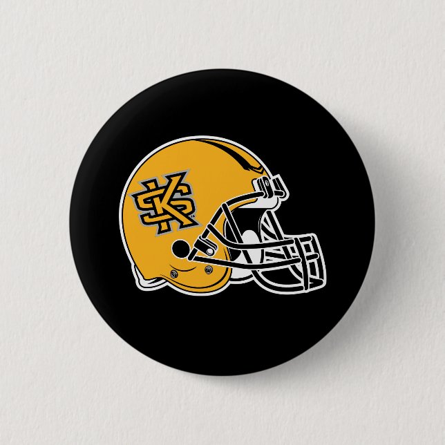 Kennesaw State Helmet Mark Button (Front)