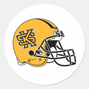 Kennesaw State Helmet Mark Classic Round Sticker